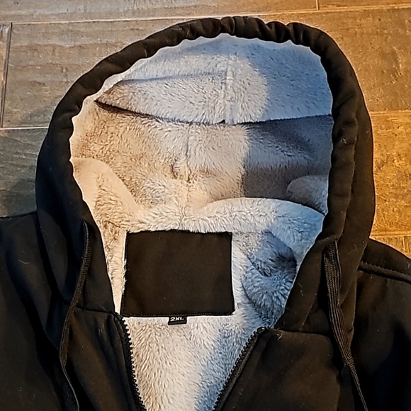 Men's Hooded Fleece Lined Sweatshirt sz 2xl - Picture 7 of 7